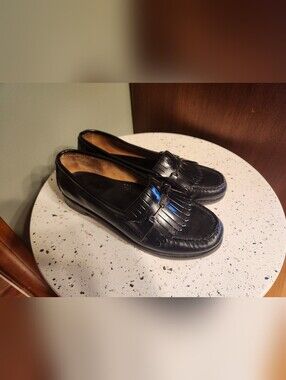 G H Bass Weejun Loafer Leather Black size 7